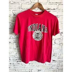 Vintage Champion Indiana University Single Stitch Shirt Size Large 18x26